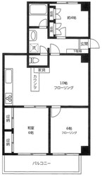 高田馬場シティハイツの物件間取画像